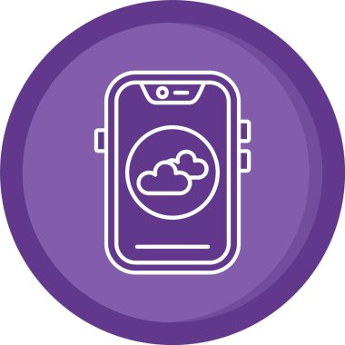 vektör cep telefon simgesi