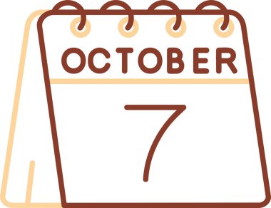 Takvim simgesinin vektör illüstrasyonu