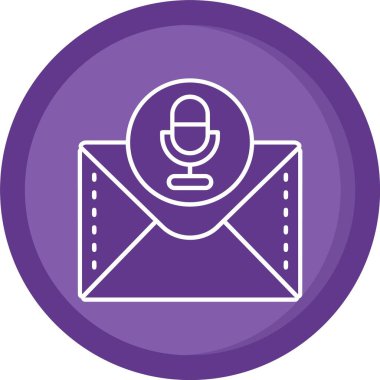 e- posta ileti vektörü simgesi