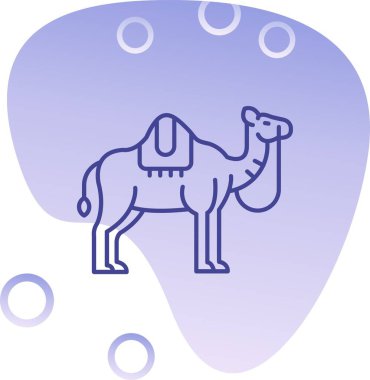 Bir atın vektör illüstrasyonu