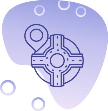 Mavi ve beyaz arkaplanın vektör çizimi