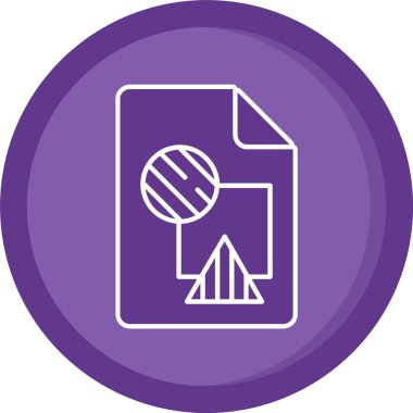 Vektör belgesi Simge illüstrasyonu