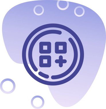 Bir gaz simgesinin vektör illüstrasyonu