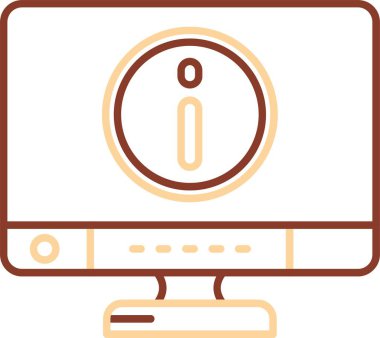 vektör bilgisayar görüntü simgesini