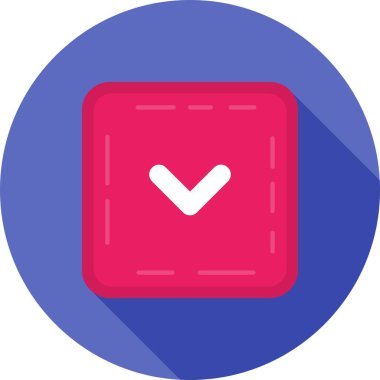 Düz Vektör Simgesi Tasarımı Kontrol Et