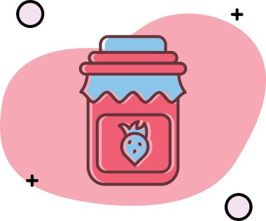 Gıda simgesinin vektör illüstrasyonu