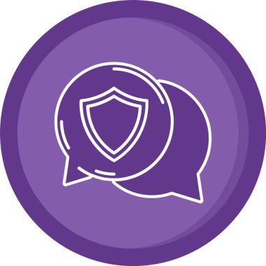 Vektör iletisi Simgesi illüstrasyonu