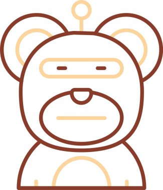 vektör ayı simgesi, vektör illüstrasyonu