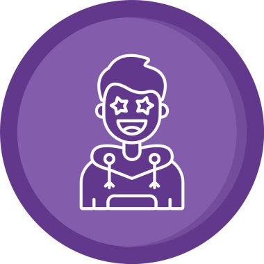 Vektör Adam Simgesi illüstrasyonu