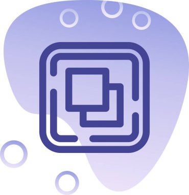 güzel konum işaretleyici vektör çizgisi simgesi