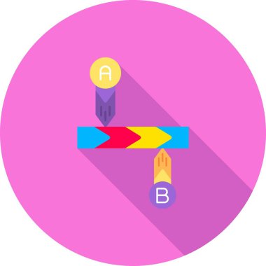 Ok simgesi. Web için vektör illüstrasyonu