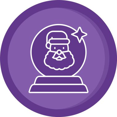 Noel ağacı simgesi, vektör illüstrasyonu