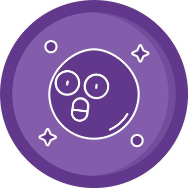 Benzersiz uzaylı vektör simgesi