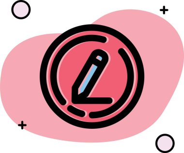 Bir termometre simgesinin vektör çizimi