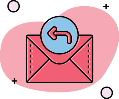 zarf posta simgesi, çizgi film biçimi