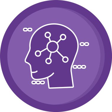 vektör insan başı simgesi