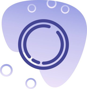 Modern bir simgenin vektör illüstrasyonu