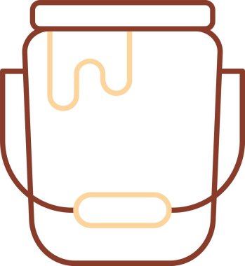 İç bakalım. Web simgesi basit illüstrasyon