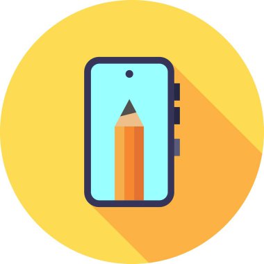 cep telefonu ikonu vektör illüstrasyonu