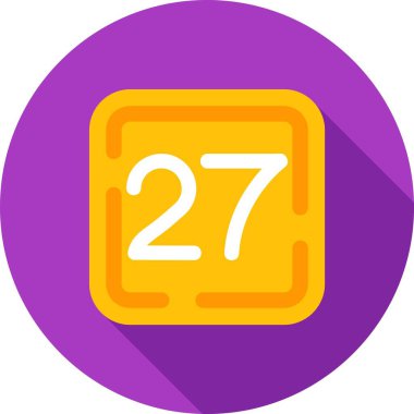 Takvim simgesi vektör illüstrasyonu