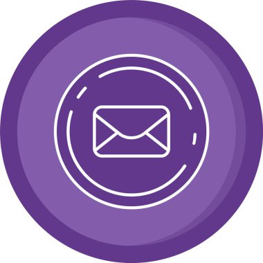 e- posta simgesi, vektör illüstrasyonu