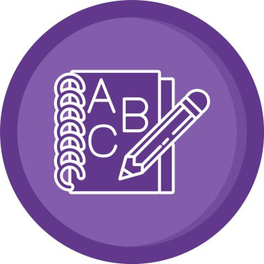 Cetvelin vektör simgesi