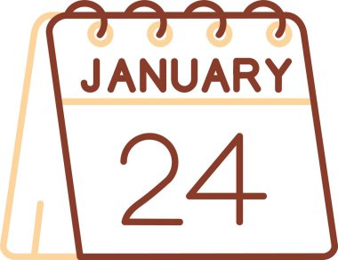 Kurdele ile 2 Ocak takvim