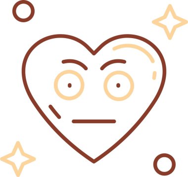 Emoji simge tasarım vektörü