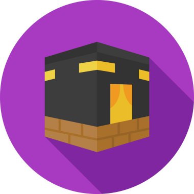 Bir tuğla evin karikatür simgesinin vektör çizimi