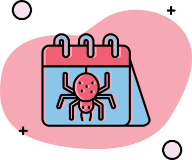 Şirin bir karakterin vektör çizimi