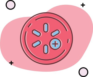 İlaç vektör simgesine sahip eşsiz kapsül