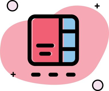 Akıllı telefon simgesinin vektör illüstrasyonu