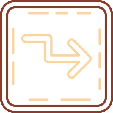 ok simgesinin vektör illüstrasyonu