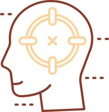 düşünme simgesi tasarım vektörü