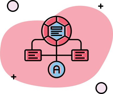 Eğitim simgesinin vektör illüstrasyonu