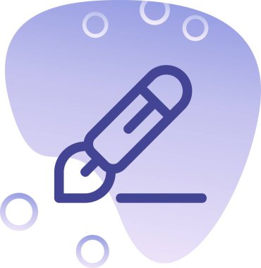 Modern b 'nin vektör illüstrasyonu eksik simgesi