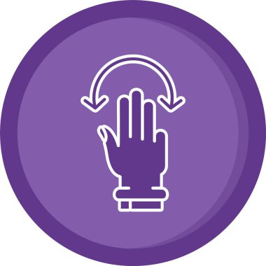 el imleç vektör simgesi modern basit vektör illüstrasyonu