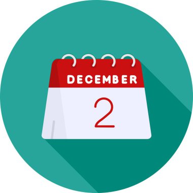 Kasım 23 takvim simgesi. Takvim düz simgesinin vektör illüstrasyonu.