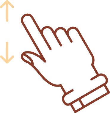 el imleç simgesi vektör illüstrasyonu