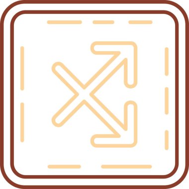 trend arkaplanda vektör evrensel simgesi.