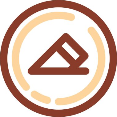 Haçlı ahşap bir tabelanın vektör çizimi