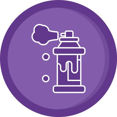 Egzersiz ve sağlık simgesi için vektör çizimi