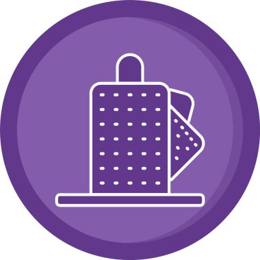 Eşsiz havlu vektör simgesi