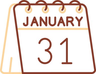 10 Ocak takvim simgesi