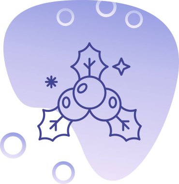 Noel balosu ikonu olan güzel bir kar tanesi.