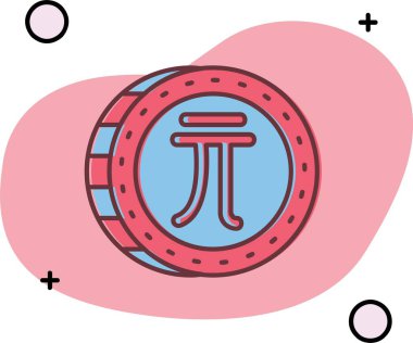 Vektör evrensel simgesi Trendy bakmak.