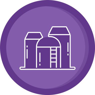 Yapı simgesinin vektör illüstrasyonu