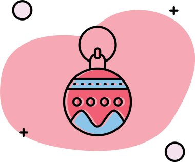 Noel top simge vektör