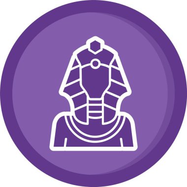 Kadın simgesinin vektör illüstrasyonu