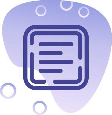 Konum glyph vektör simgesi üzerinde benzersiz ileti